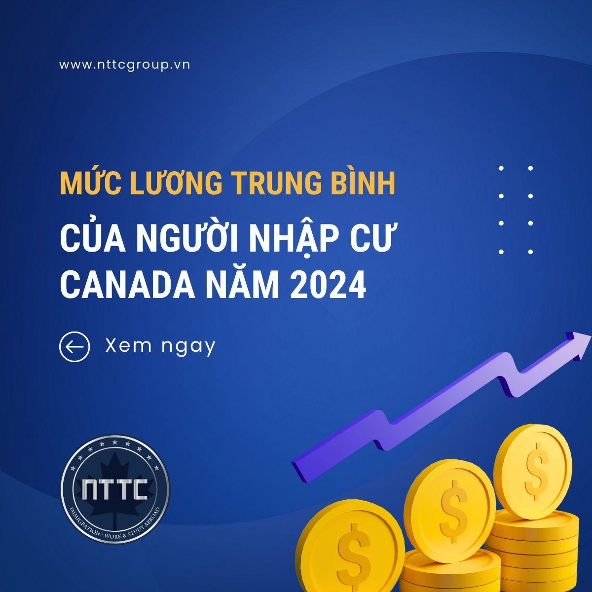 Mức lương trung bình của người nhập cư Canada năm 2024